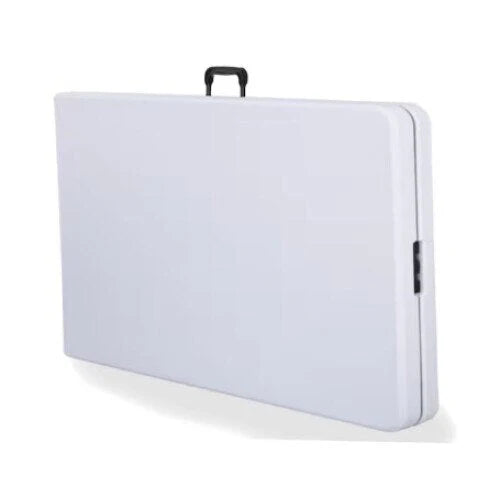 Masa plianta dreptunghiulara politilena, AT PERFORMANCE®, sigurante speciale, cadru din otel, maner transport, sustine 100 kg, 180 x 72 x 70 cm